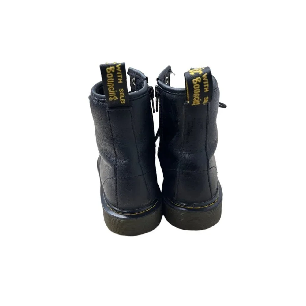 Dr Martens JUNIOR 1460 SOFTY T LEATHER LACE UP BOOTS Size 3Y